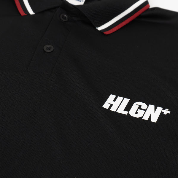 HOOLIGANS Jersey Polo Jerzy - Black