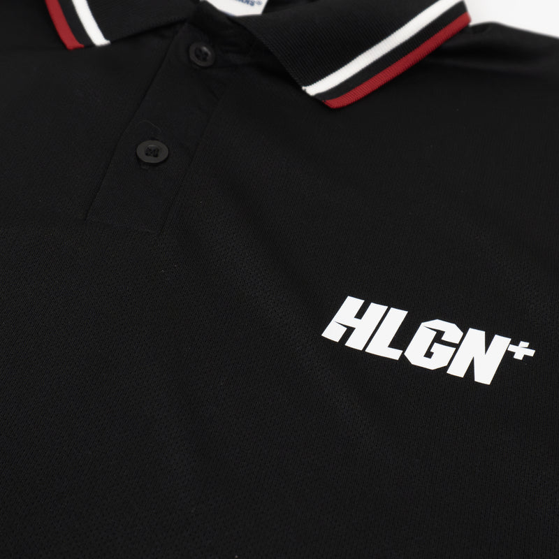 HOOLIGANS Jersey Polo Jerzy - Black