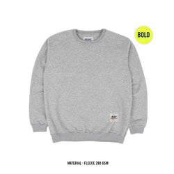 HOOLIGANS Sweater Crewneck Bold Netral - Misty
