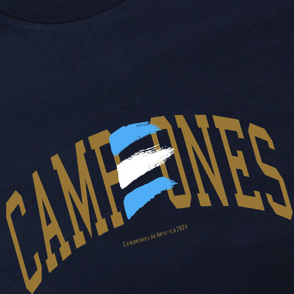 Hooligans T-shirt Campeones Argentina Navy