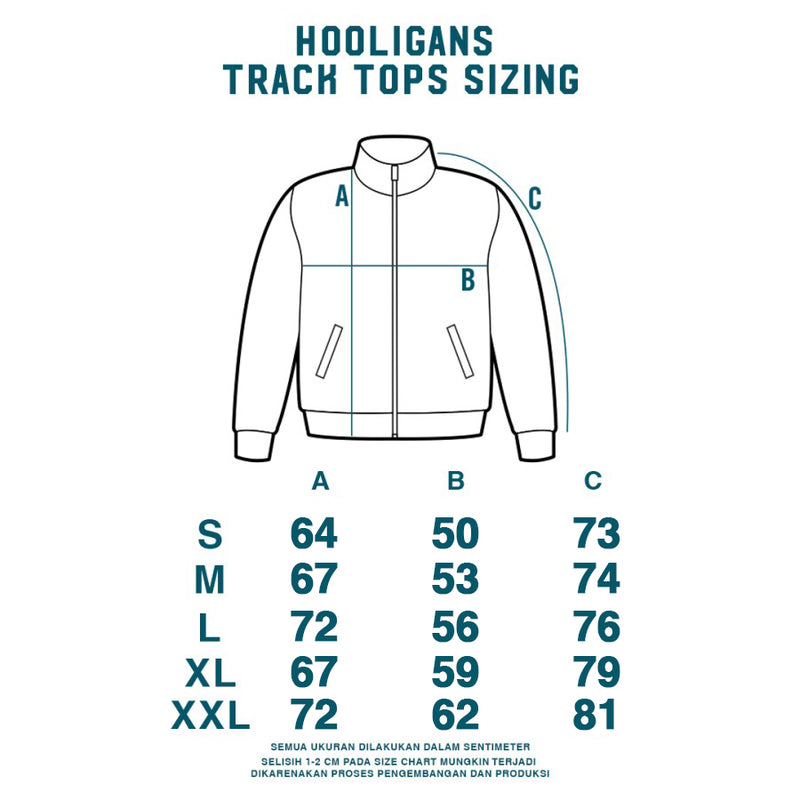 Hooligans Jacket Tracktop Bold Coates Teal