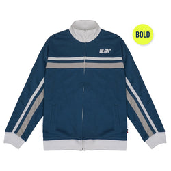 Hooligans Jacket Tracktop Bold Woodgate Teal G/W
