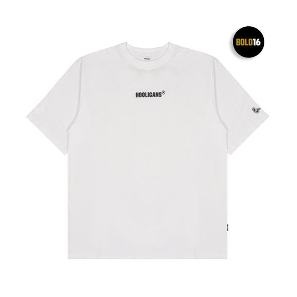 HOOLIGANS T-shirt Bold16 Especial Oversize White