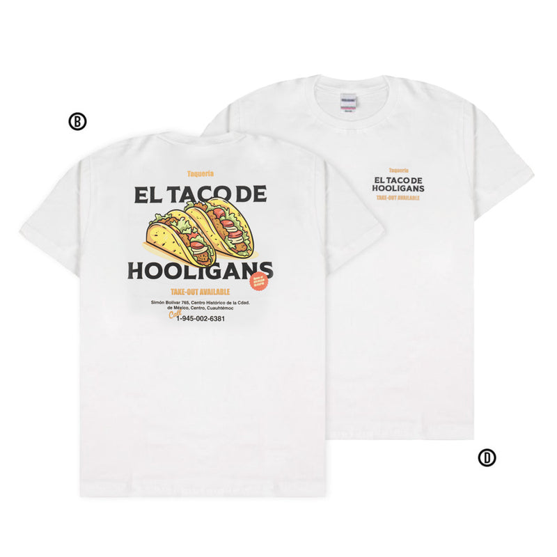 HOOLIGANS T-Shirt Taco Express White