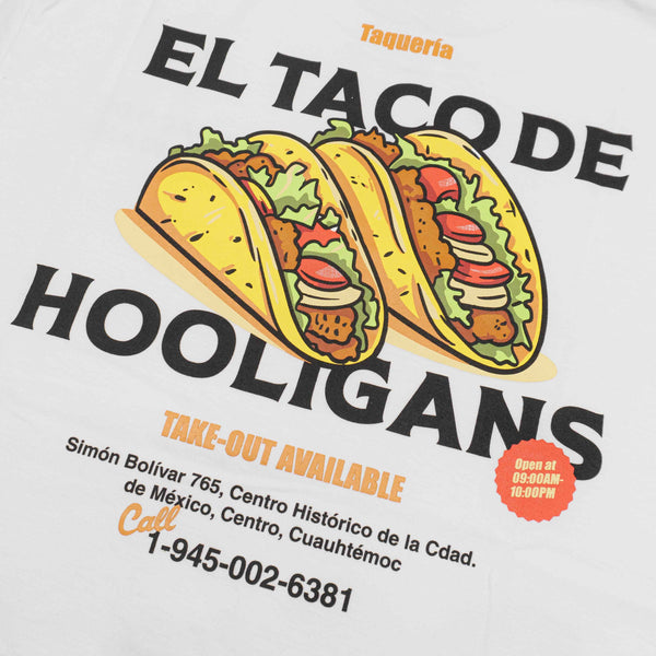 HOOLIGANS T-Shirt Taco Express White