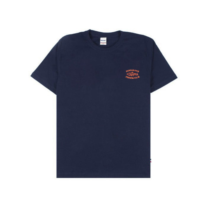 HOOLIGANS T-Shirt Fishing Club Navy