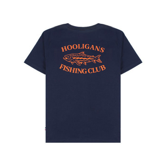HOOLIGANS T-Shirt Fishing Club Navy