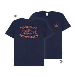 HOOLIGANS T-Shirt Fishing Club Navy