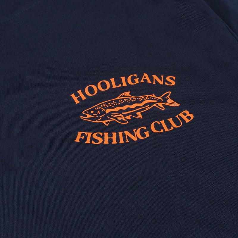 HOOLIGANS T-Shirt Fishing Club Navy