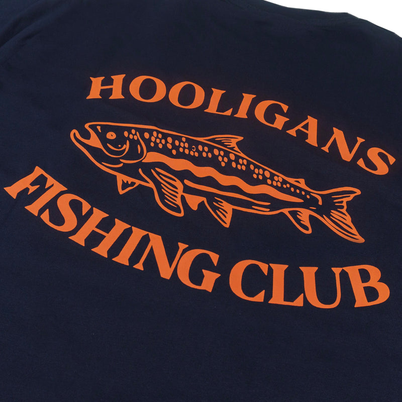 HOOLIGANS T-Shirt Fishing Club Navy