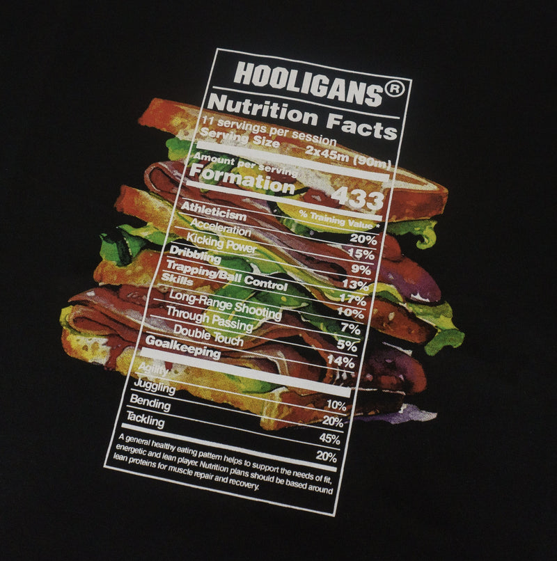 HOOLIGANS T-Shirt Nutrition Black