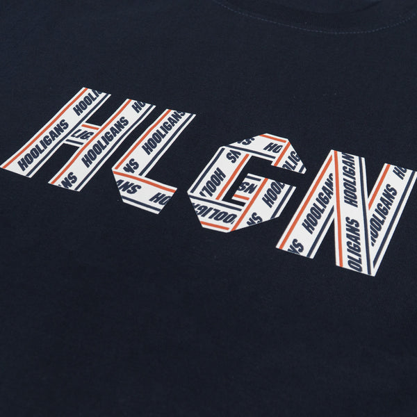 HOOLIGANS T-Shirt Row Navy
