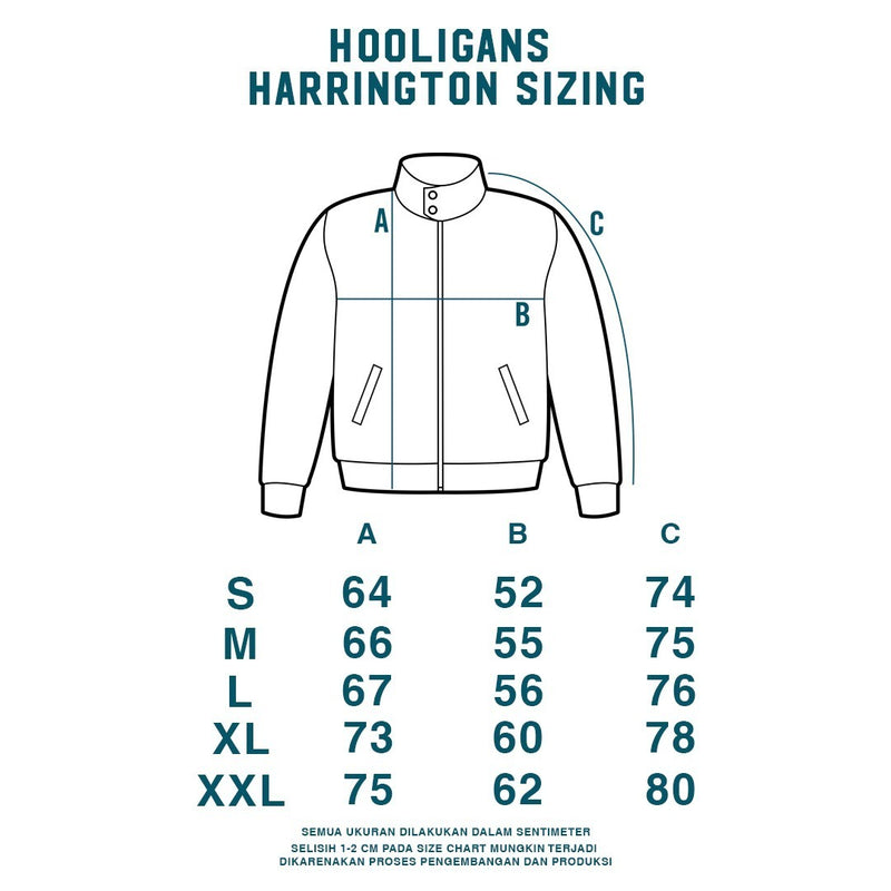 Hooligans Harrington Jacket Harry PJ - Navy