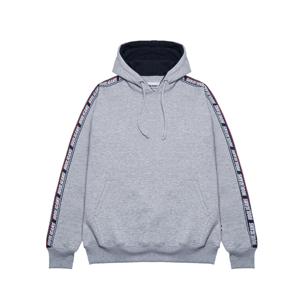 HOOLIGANS Hoodie Bold Deux Tape Brand Misty