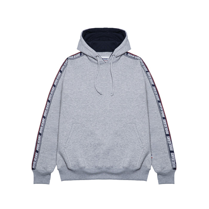 HOOLIGANS Hoodie Bold Deux Tape Brand Misty