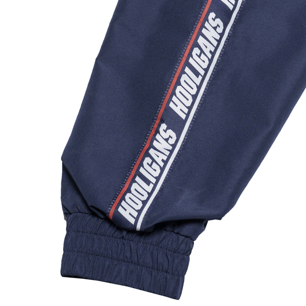 HOOLIGANS Jacket Wrexham Tape Brand Navy White