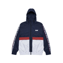 HOOLIGANS Jacket Wrexham Tape Brand Navy White