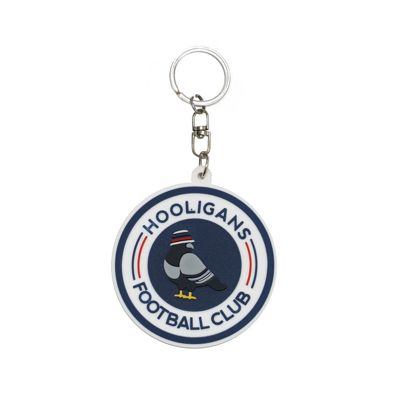 HOOLIGANS Key Chain Hooligans FC Navy