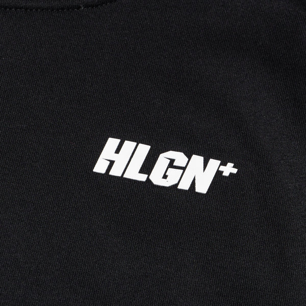 HOOLIGANS Sweater Crewneck Bold Linea Tape Brand Black