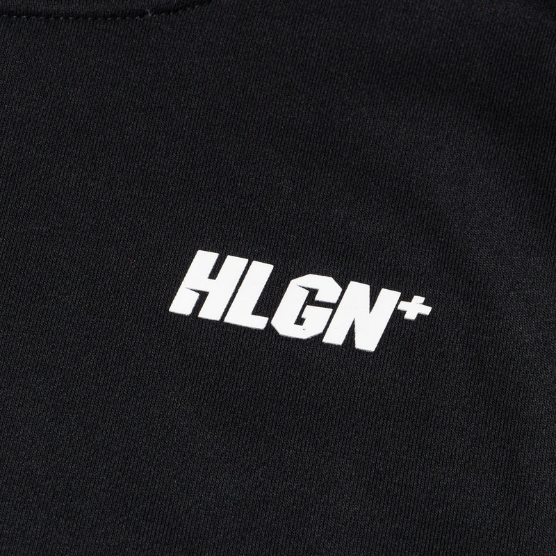 HOOLIGANS Sweater Crewneck Bold Linea Tape Brand Black