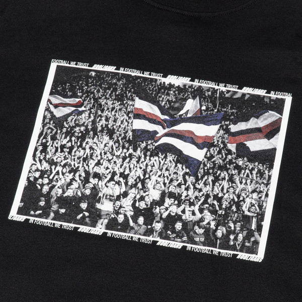 HOOLIGANS T-Shirt Tricolore Flag Black