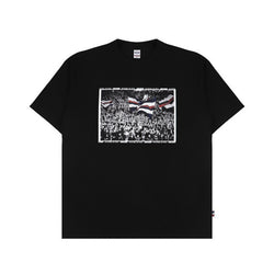 HOOLIGANS T-Shirt Tricolore Flag Black