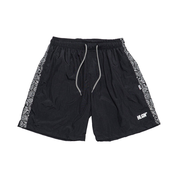Hooligans Boardshort Atletico Tape Paisley Black