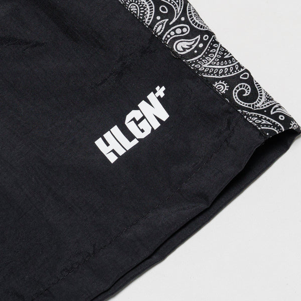 Hooligans Boardshort Atletico Tape Paisley Black