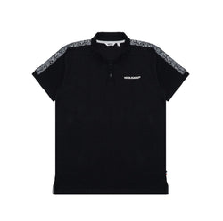 HOOLIGANS Polo Shirt Tape Paisley Black