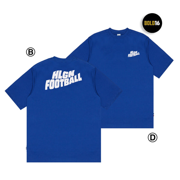 HOOLIGANS T-shirt Bold16 HLGN Football Oversize Blue