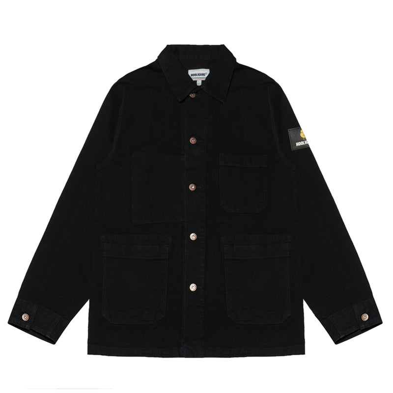HOOLIGANS Denim Jacket Dempsey Black