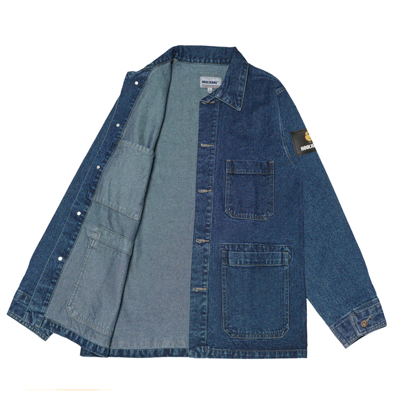HOOLIGANS Denim Jacket Dempsey Dark Blue