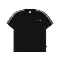 HOOLIGANS T-Shirt Tape Paisley Black