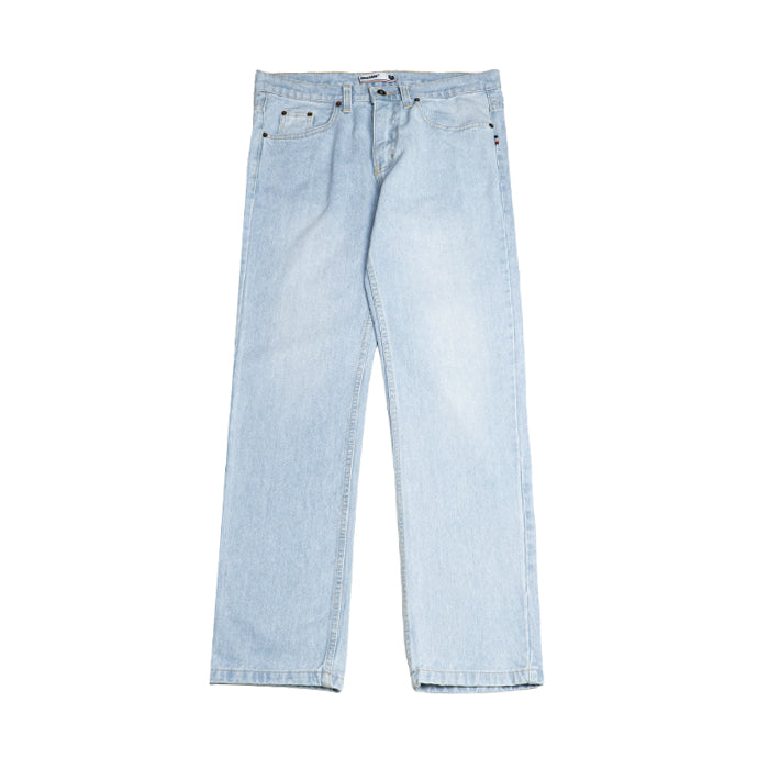 Hooligans Long Jeans Juninho Loose Light Blue – - Main Image