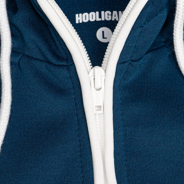 Hooligans Jacket Tracktop Bold Felipe Teal White