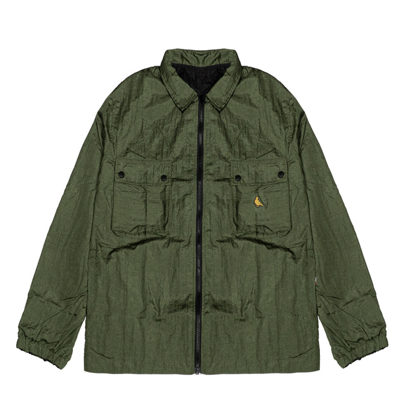 Hooligans Jacket Reversible Owen Army - Black