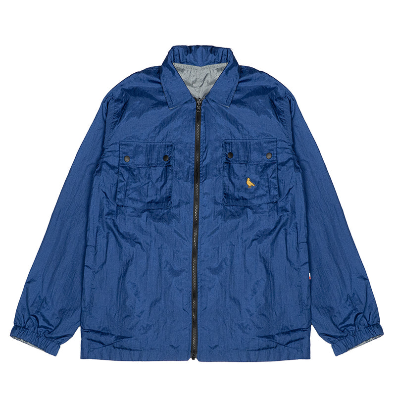 Hooligans Jacket Reversible Owen Navy - Light Gray