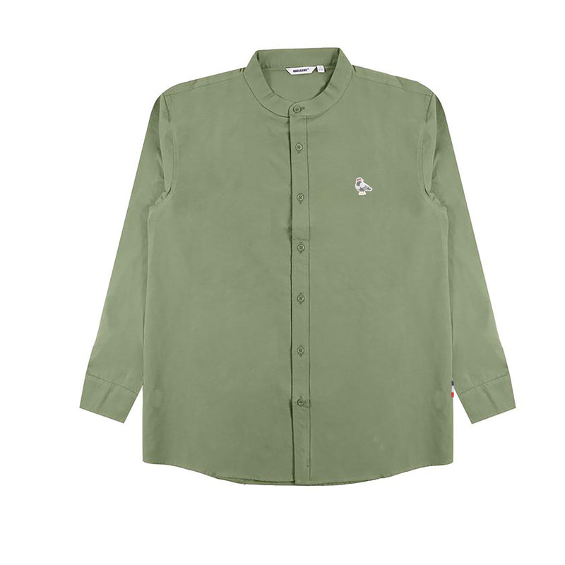 Hooligans Kemeja Koko LS - Mane PJ Olive