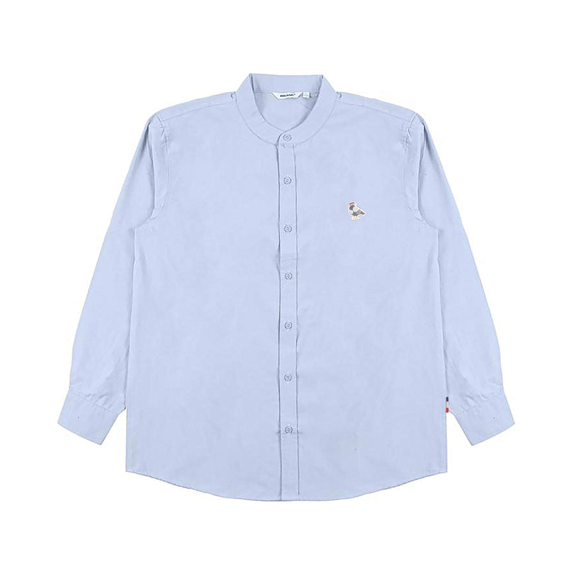 Hooligans Kemeja Koko LS - Mane PJ Blue