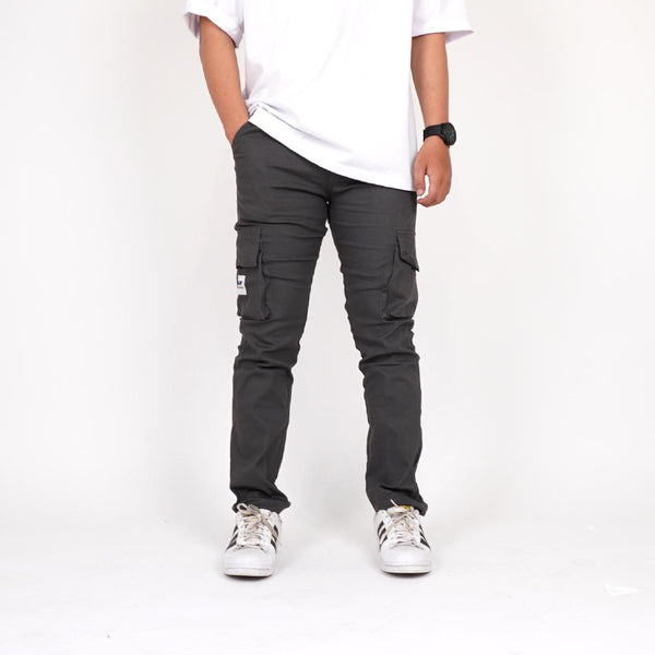 HOOLIGANS Long Cargo Careca - Dark Gray