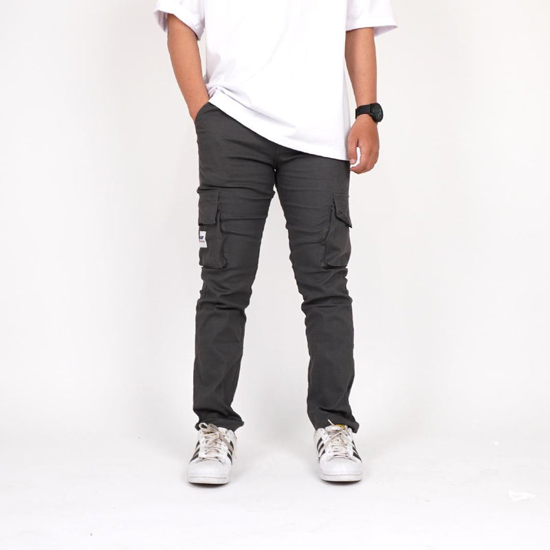 HOOLIGANS Long Cargo Careca - Dark Gray