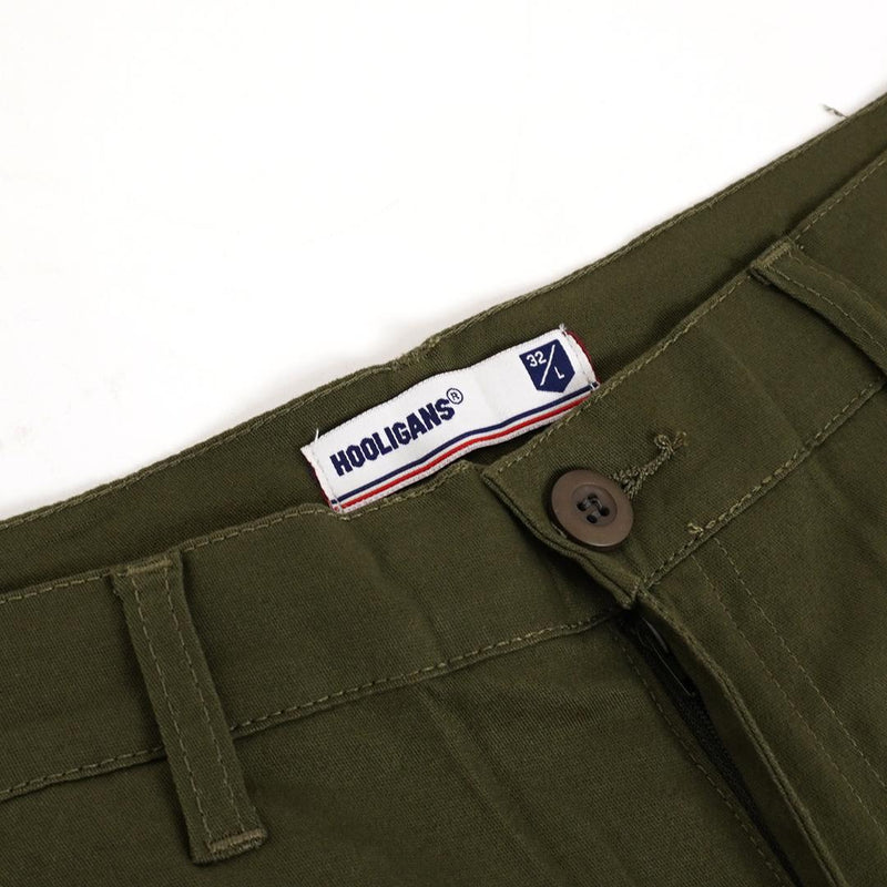 HOOLIGANS Long Cargo Careca - Army