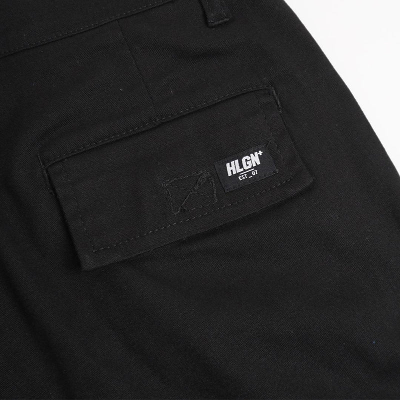HOOLIGANS Long Cargo Careca - Black