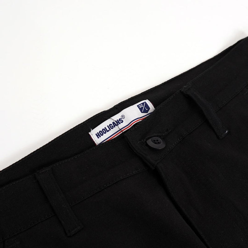 HOOLIGANS Long Cargo Careca - Black