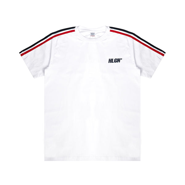 Hooligans T-Shirt Linea Tricolore White