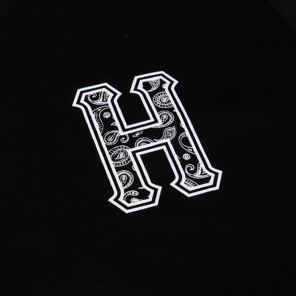 HOOLIGANS T-Shirt Edge Paisley Black