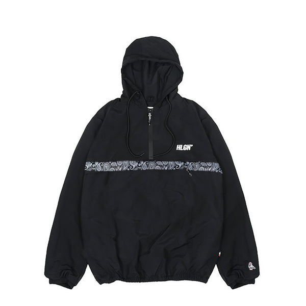 HOOLIGANS Jacket Cagoule WIM Paisley Black