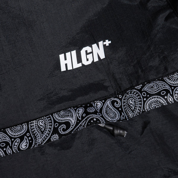 HOOLIGANS Jacket Cagoule WIM Paisley Black