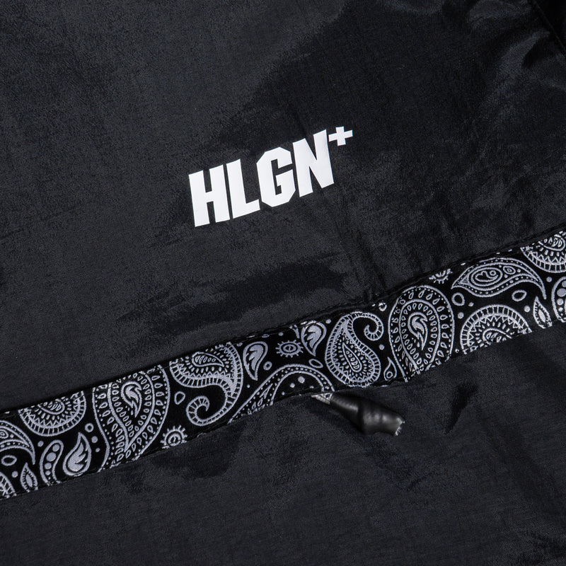 HOOLIGANS Jacket Cagoule WIM Paisley Black