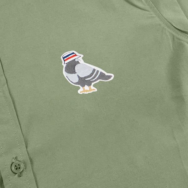 Hooligans Kemeja LS - Shearer PJ Olive